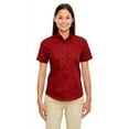 thumbnail image 1 of Core 365 Optimum Ladies' Short Sleeve Twill Shirt Button Down 78194, 1 of 3