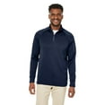 thumbnail image 1 of CORE365 CE801 Unisex Fusion ChromaSoft™ Fleece Quarter-Zip Pullover-Classic Navy-2XL, 1 of 3