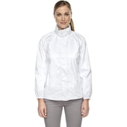 Core 365 Womens Climate Seam-Sealed Variegated Ripstop Jacket 78185 White S