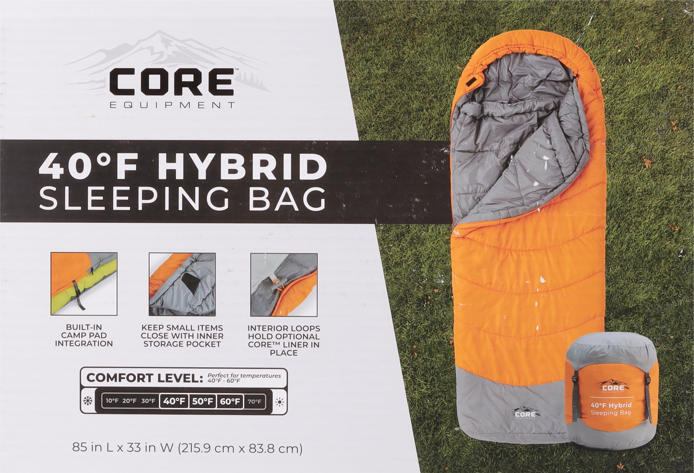 North face 40 degree sleeping bag hot sale