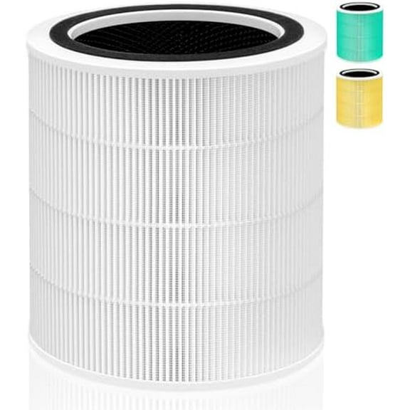 Core 400S Replacement Filter for LEVOIT Core 400S and Core400S-P/Core 400S-rf Smart WiFi Air Purifier,3-in-1 True H13 HEPA Activated Carbon Pre-Filter,1Pack,White White - Original Filter White -