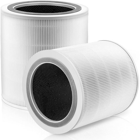 Core 400S Replacement Filter for 400S-P Smart WiFi Air Purifie-r, 400S-RF 3-in-1 True HEPA Activated Carbon Filter, LRF-C401S-WUS, 2 Pack