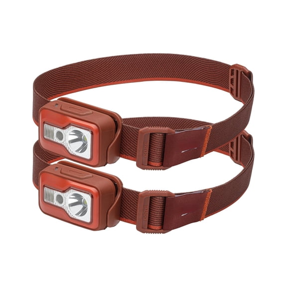 Core 600 Lumen Rechargeable Headlamp (2-pack) | Usb Led Head Light With 4 Modes Long Life Water Resistant Ideal For Work Emergency Camping Running Hiking Cable Included