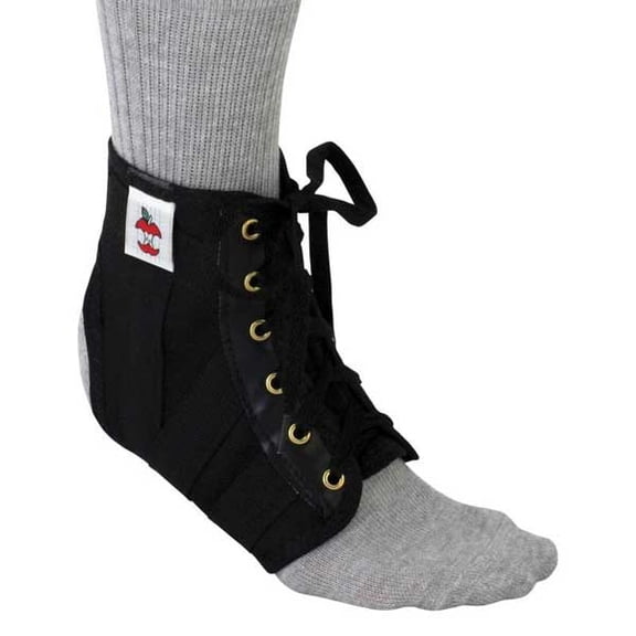 Core 6301 Lightweight Ankle Support-Black-Large