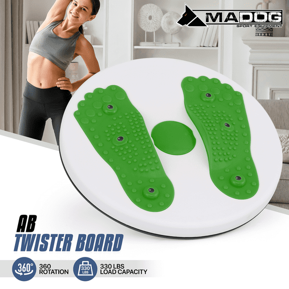 Core Ab Twister Board, Abdominal Exercise Machine with 6 Magnets, Waist Twisting Disc for Abs Workout