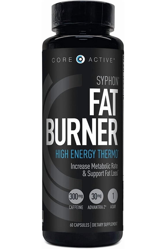 Syphon Thermogenic Fat Burner - Keto Friendly Weight Loss Supplement Pills - Advantra Z for Energy, Focus, Appetite Control Increase Metabolism Muscle Toning - 60 Capsules - 60 Day Supply