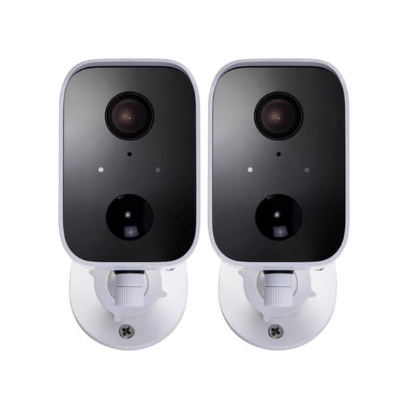 Core Battery Powered Indoor & Outdoor Security Camera, Black & White