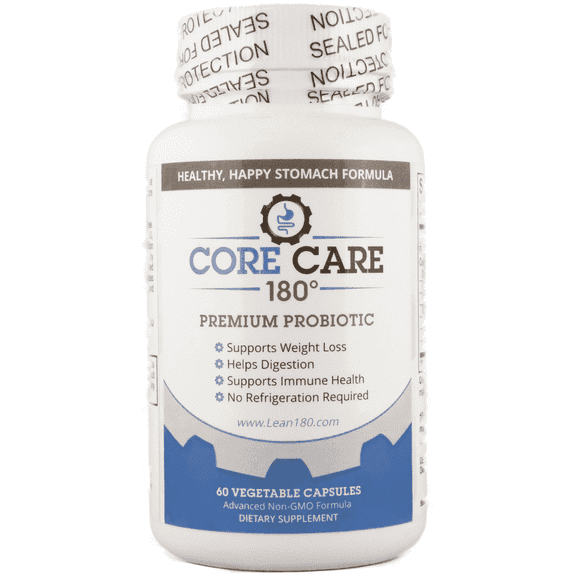 Core Care 180 Daily Probiotic Supplement for Gut Health, Digestive Balance, Immune Support and Bloat Relief 60 Capsules