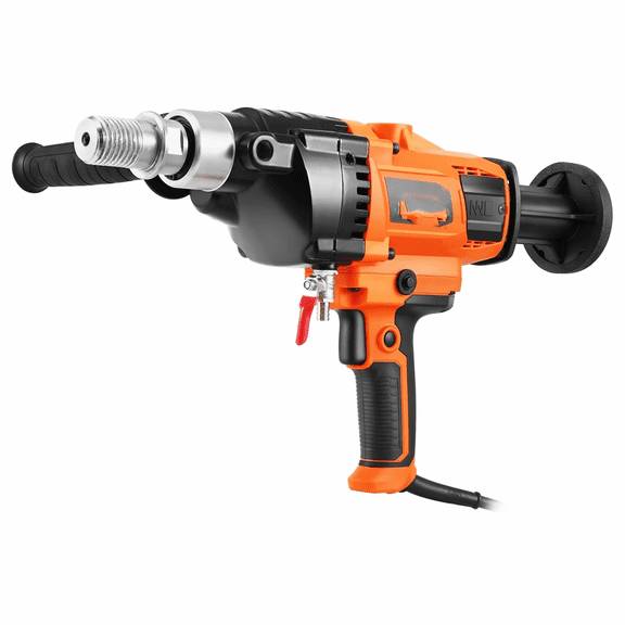 Core Drill Machine 0.8-6.3in, 2000W Diamond Core Drill Rig, Handheld Concrete Drill for Wet/Dry Drilling, Mixing Paint, Professional Core Drilling