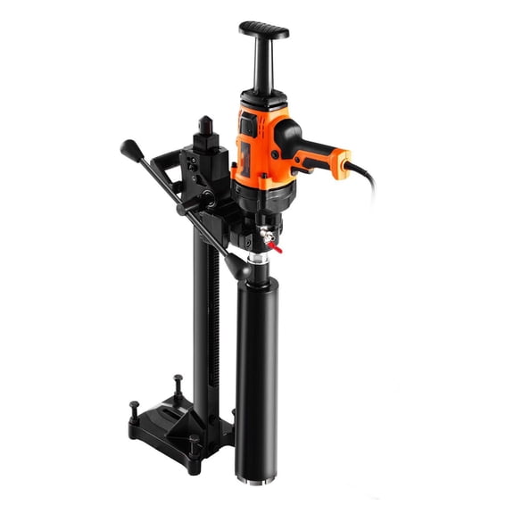 Core Drill Machine 0.8-6.3in, 2000W Handheld/Stand Core Drill Rig - Concrete, Stone, Asphalt Drilling