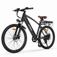 thumbnail image 1 of Core Electric Bicycle for Adults - Peak 750W Brushless Motor Ebike,up to 20MPH,Removable Built in Battery 27.5X2.1 Tire Step Over Bicycle with 7 Speed, UL2849 Black, 1 of 2