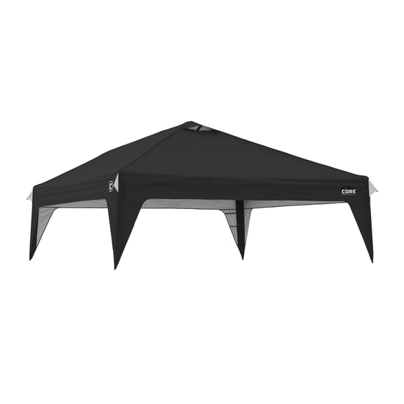 CORE 10' x 10' Canopy Colored Replacement Top Accessory, Fits CORE 10'x10' Instant Canopy, BLACK