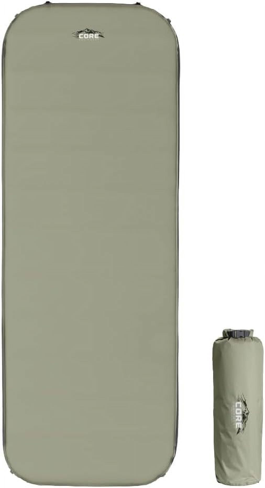 CORE 4 Season Regular Self Inflating Camping Bed, Blow Up Mattress, 4.95lbs