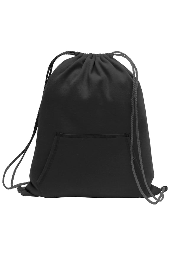 Core Fleece Sweatshirt Cotton/Polyester Cinch Pack Jet Black