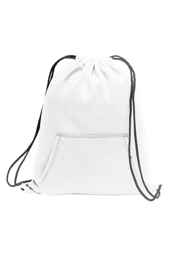 Core Fleece Sweatshirt Cotton/Polyester Cinch Pack White