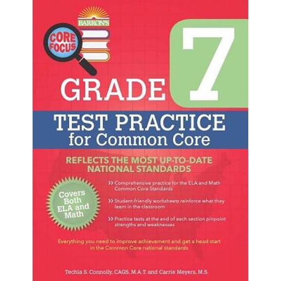 Pre-Owned Core Focus Grade 7: Test Practice for Common Core (Paperback)