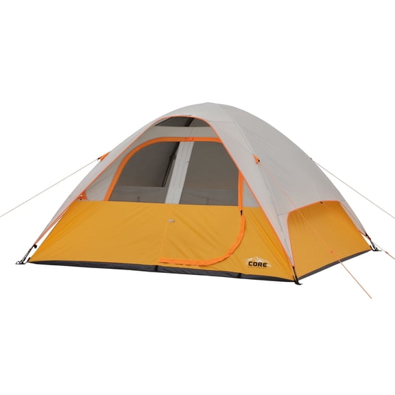 CORE 10' x 9' 6 Person Dome Camping Tent, 14lbs