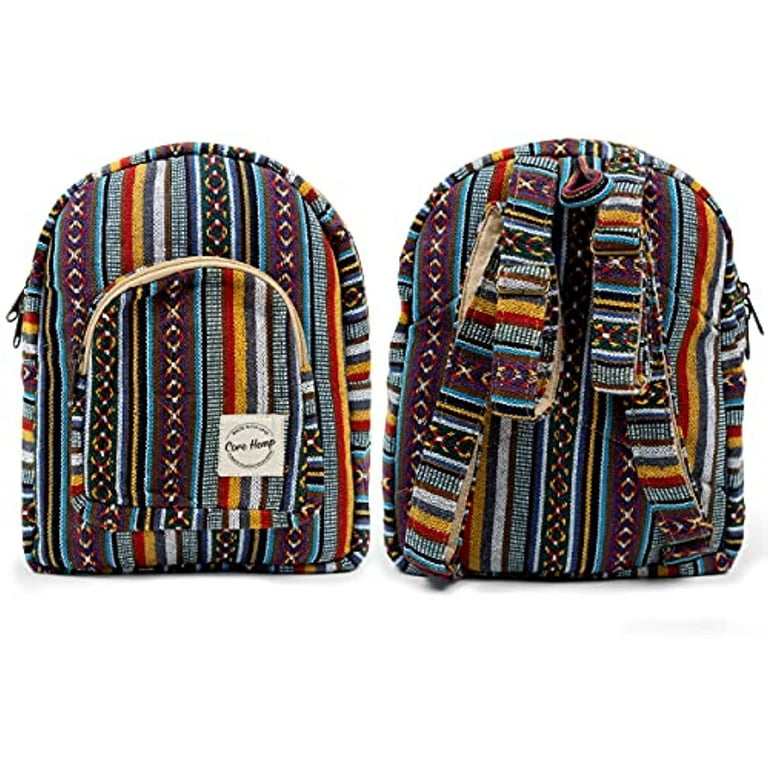 core mini backpack Able Carry Sling 1.5L Ultra Panda (200X) iPad and daily essentials Core Hemp Mini Backpack (Cotton