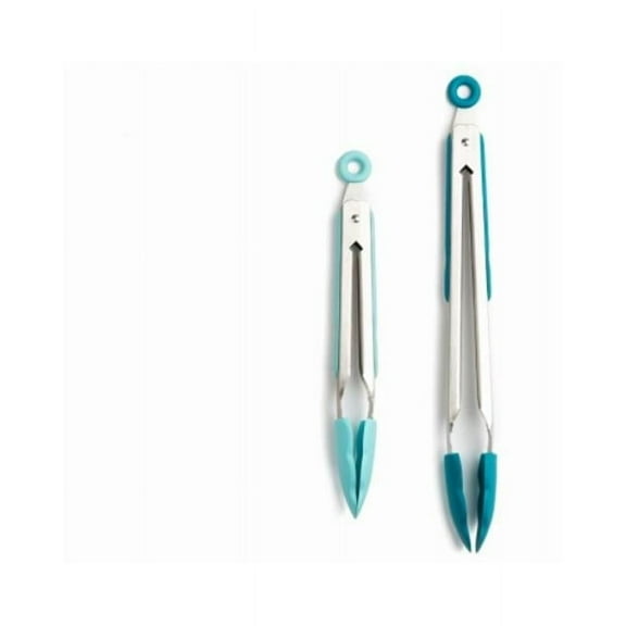 Core Home 111653 Brushed Stainless Steel Locking Tongs - Pack of 2