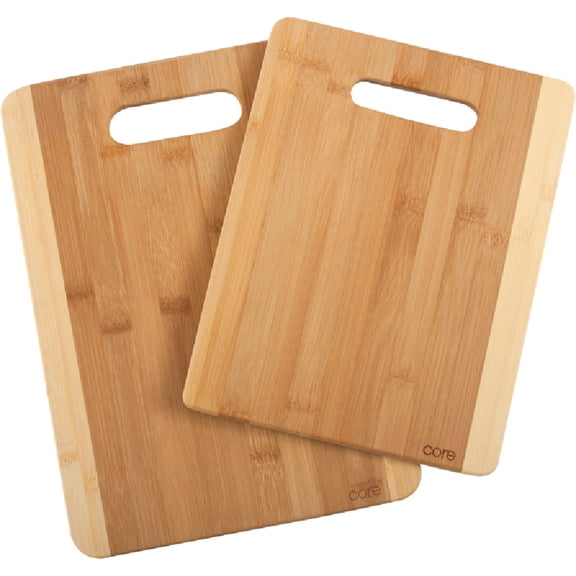 Core Home Core Daisy 2-Tone Natural Bamboo Cutting Board - Single Pack