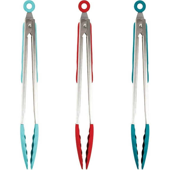 Core Home Core Kitchen Mini Silicone Serving Tongs - Pack of 8