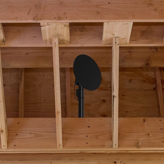 Core Innovations - Amplified HDTV Outdoor/Attic Antenna 100Mile Range Motorized - Black