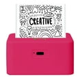 thumbnail interactive-video image 1 of Core Innovations CTP500 Bluetooth Mini Portable Inkless Thermal Printer & Label Maker + Paper, Android & iOS (Pink), 1 of 11