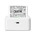 thumbnail image 1 of Core Innovations CTP500 Wireless Mini Portable Inkless Thermal Printer & Label Maker + Paper, Android & iOS (White), 1 of 13