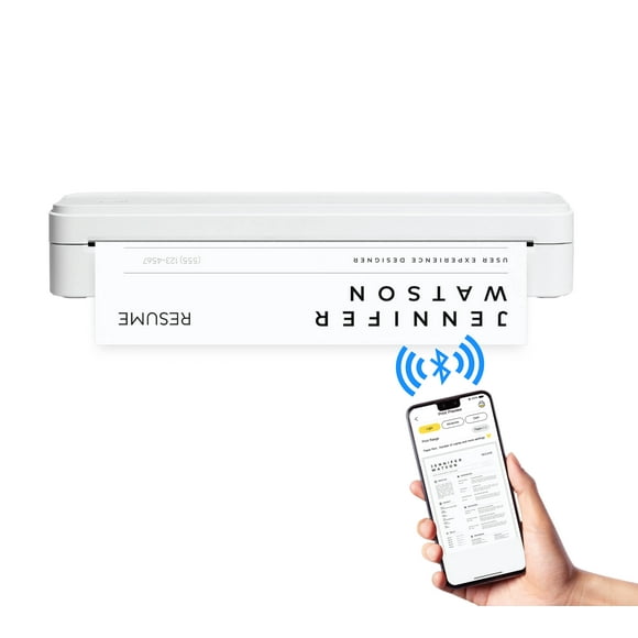 Core Innovations Pro Wireless Inkless Thermal Printer, iOS & Android Compatible, 8.5" x 11"