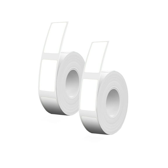 Core Innovations Thermal Label Rolls 2-Pack  90 BPA-Free White Universal Labels (0.55 x 1.57) - Water, Oil & Friction Resistant