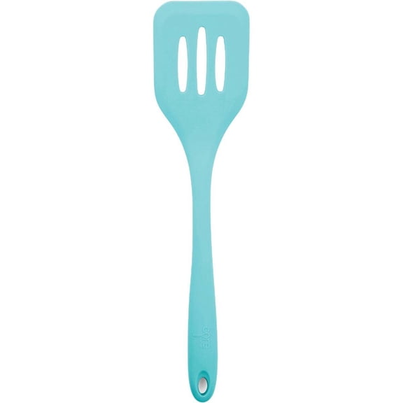 Core Home Silicone Slotted Turner Kitchen Turner - Non-Stick - 1 Piece, 11 In, Multicolor