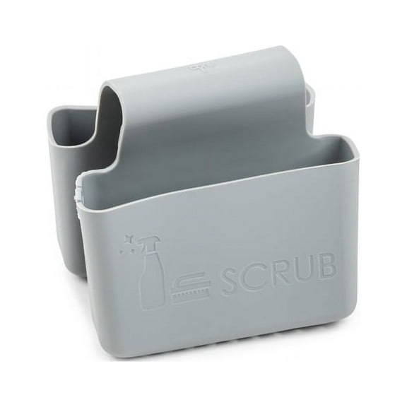 Core Kitchen 5.12 in. L X 4.37 in. W X 4.67 in. H Silicone Sink Saddle Caddy