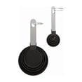 thumbnail image 1 of Core Kitchen Stainless Steel Black/Silver Measuring Spoon and Cup Set, 1 of 1