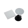 thumbnail image 1 of Core Kitchen Black/White Silicone Jar Grip Set, 1 of 2