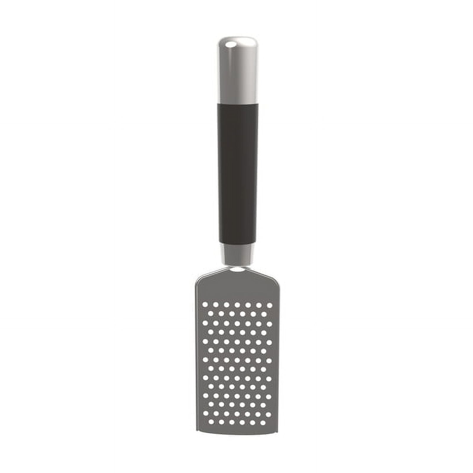 Core Kitchen Black and Silver Stainless Steel Flat Grater