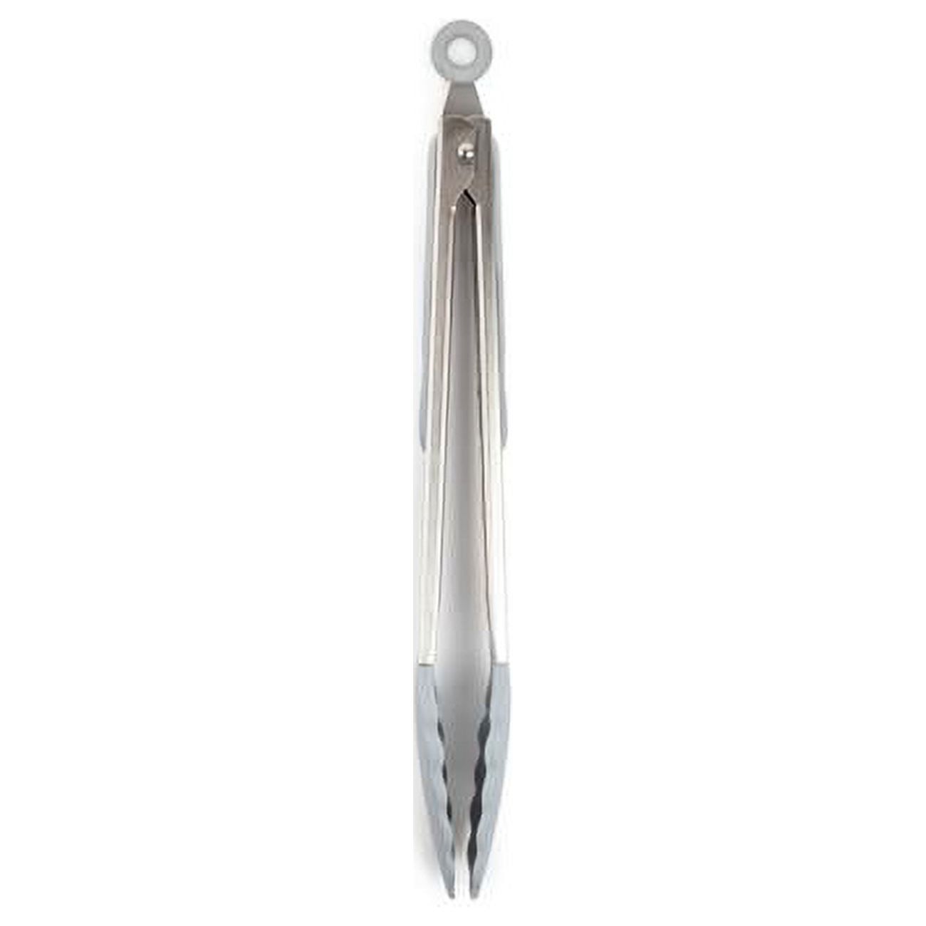 Mainstays 12 Stainless Steel Locking Cooking Tongs Silver
