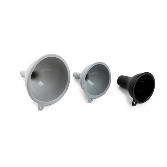 FUNNEL SET SILICONE 3PC (Pack of 1)