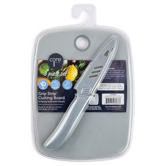 Core Kitchen Grip Strip 13.43 in. L X 6.34 in. W Polypropylene Cutting Board Set