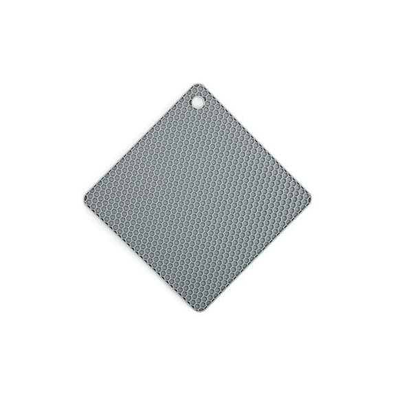 Core Kitchen Silver Silicone Square Trivet