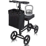 Vive Core Knee Walker   Adjustable and Durable Foot Scooter for Ankle Surgery Recovery, Lightweight Mobility Aid with 8-Inch Wheels for Smooth Navigation