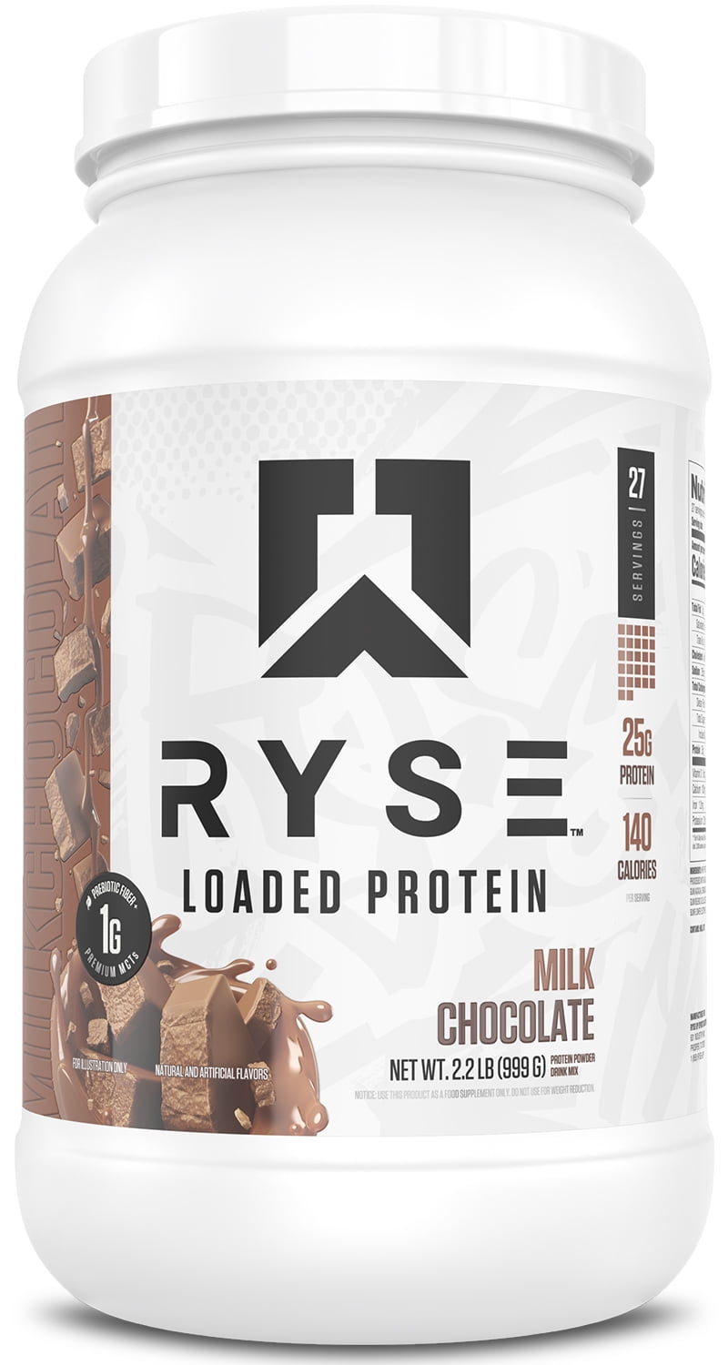 RYSE Loaded Protein Powder - Milk Chocolate - 27 Servings