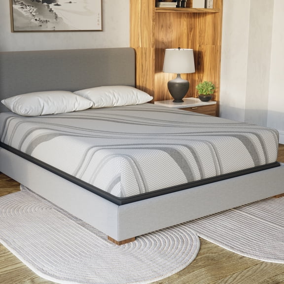 Core Mattress - Nl 10" Gel Foam, King, Gray Foam King Cool Sleeping