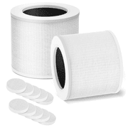 2 pack Air Purifier Filter Core Mini Replacement Filter Compatible with LEVOIT Core Mini-P Air Purifier, 3-in-1 H13 HEPA High-Efficiency Activated Carbon Replacement Filter