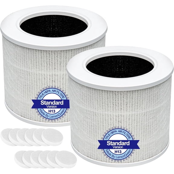 Core Mini Replacement Filter Compatible with Core Mini Air Purifier, Core Mini-P, 3-in-1 High Efficiency H13 HEPA Filter, Mini-RF Filter with Activated Carbon, Replace Part #Core Mini-RF, 2Pack