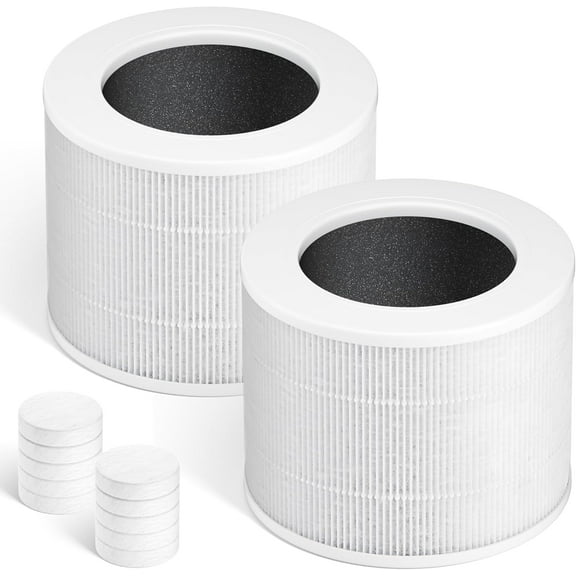 Core Mini Replacement Filter Compatible with Core mini-P Air Purifier, 3-in-1 Great High-Efficiency Materials With Activated Carbon,Core Mini-RF,2 Filter & 10 Fragrance SpongeBy