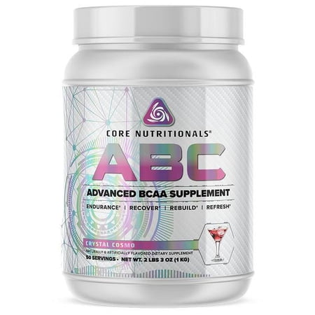 Core Nutritionals ABC Advanced BCAA Supplement 50 Servings (Crystal Cosmo)