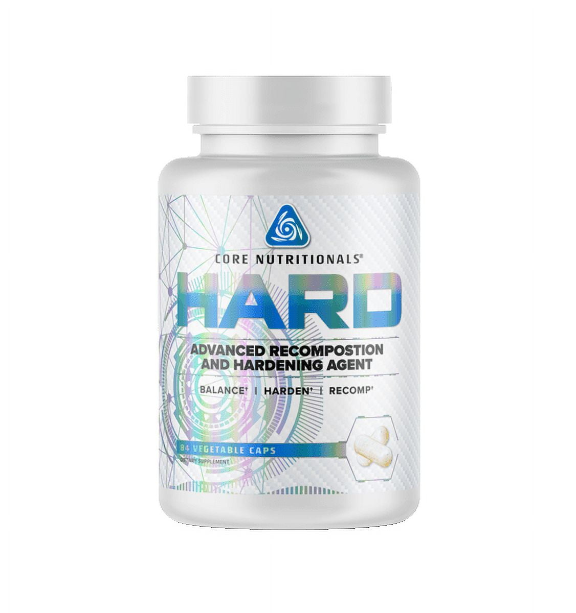 Core Nutritionals Core Hard -84 Vegetable Capsules - Walmart.com