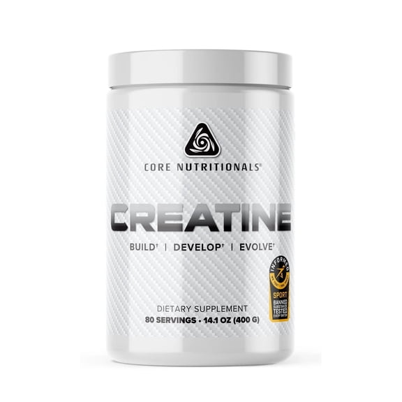 Core Nutritionals Creatine, Increases Strength and Muscle Growth, 5000 mg, 80 Servings