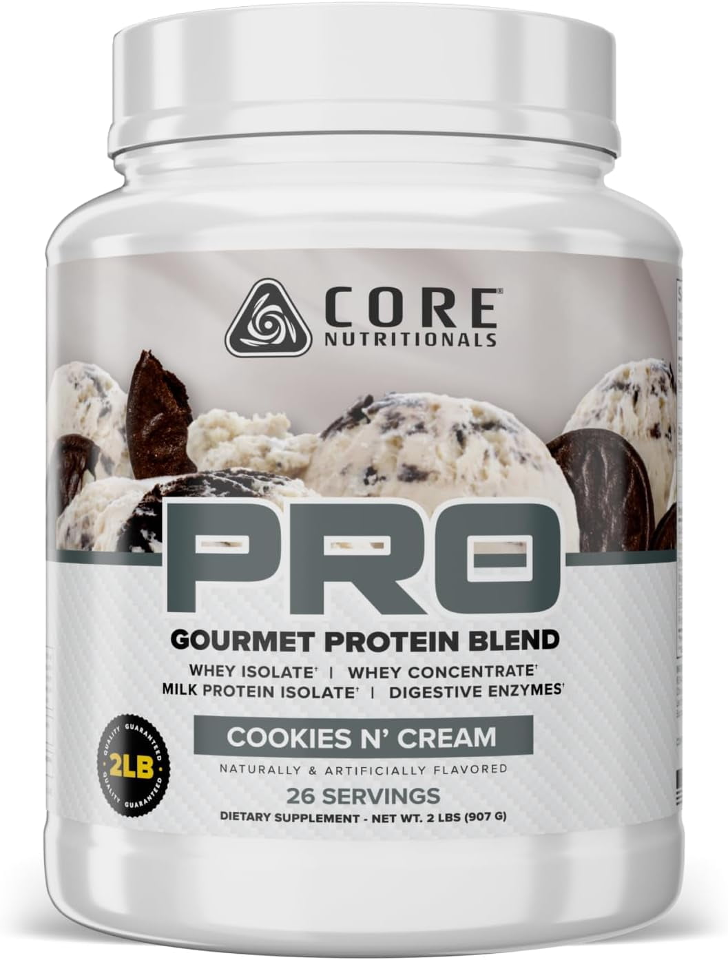 Core Nutritionals Pro Sustained Release Protein Blend, Digestive Enzyme ...