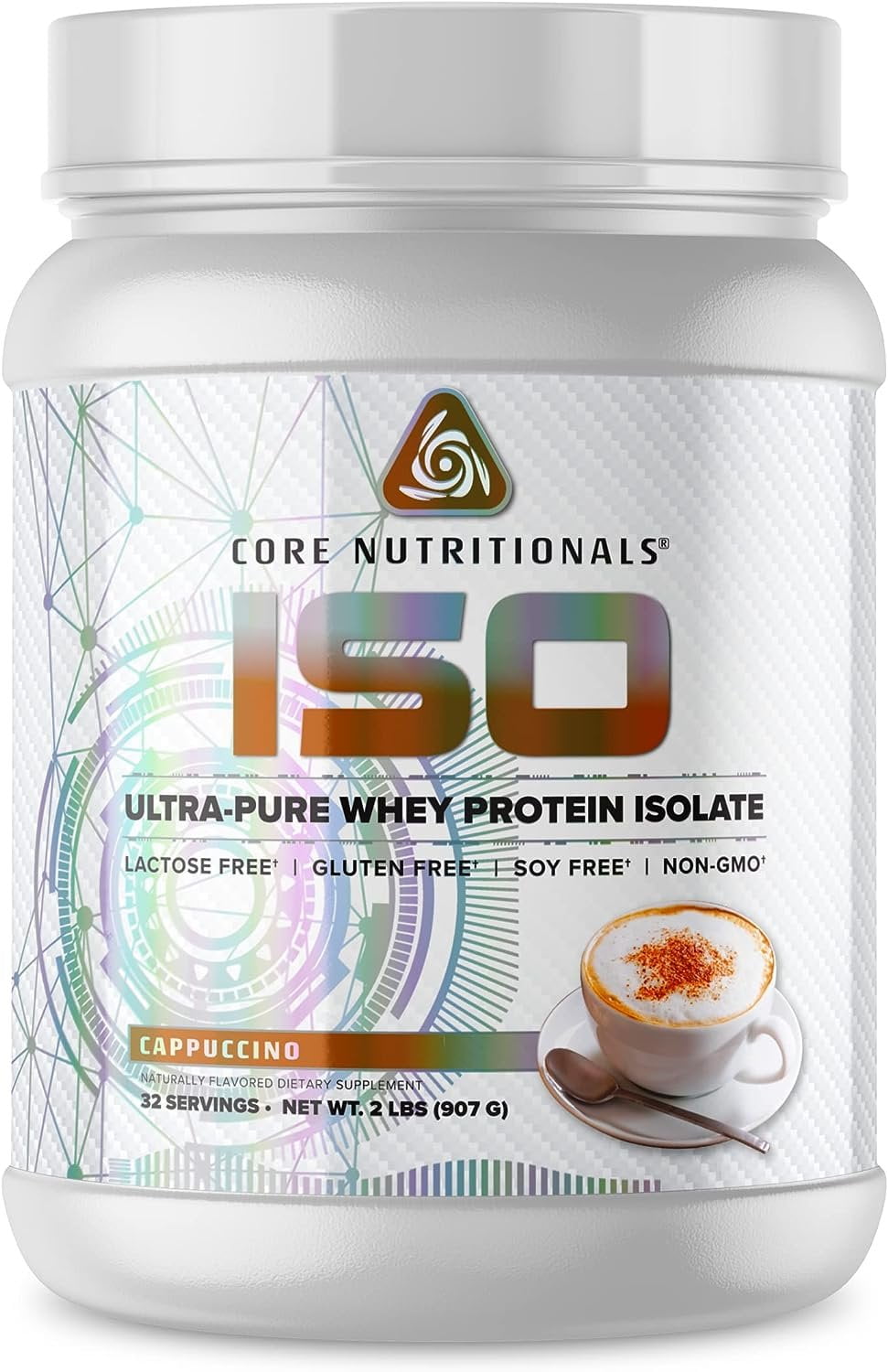 Core Nutritionals UltraPure Isolate Whey Protein Cappucino, 2 Pound
